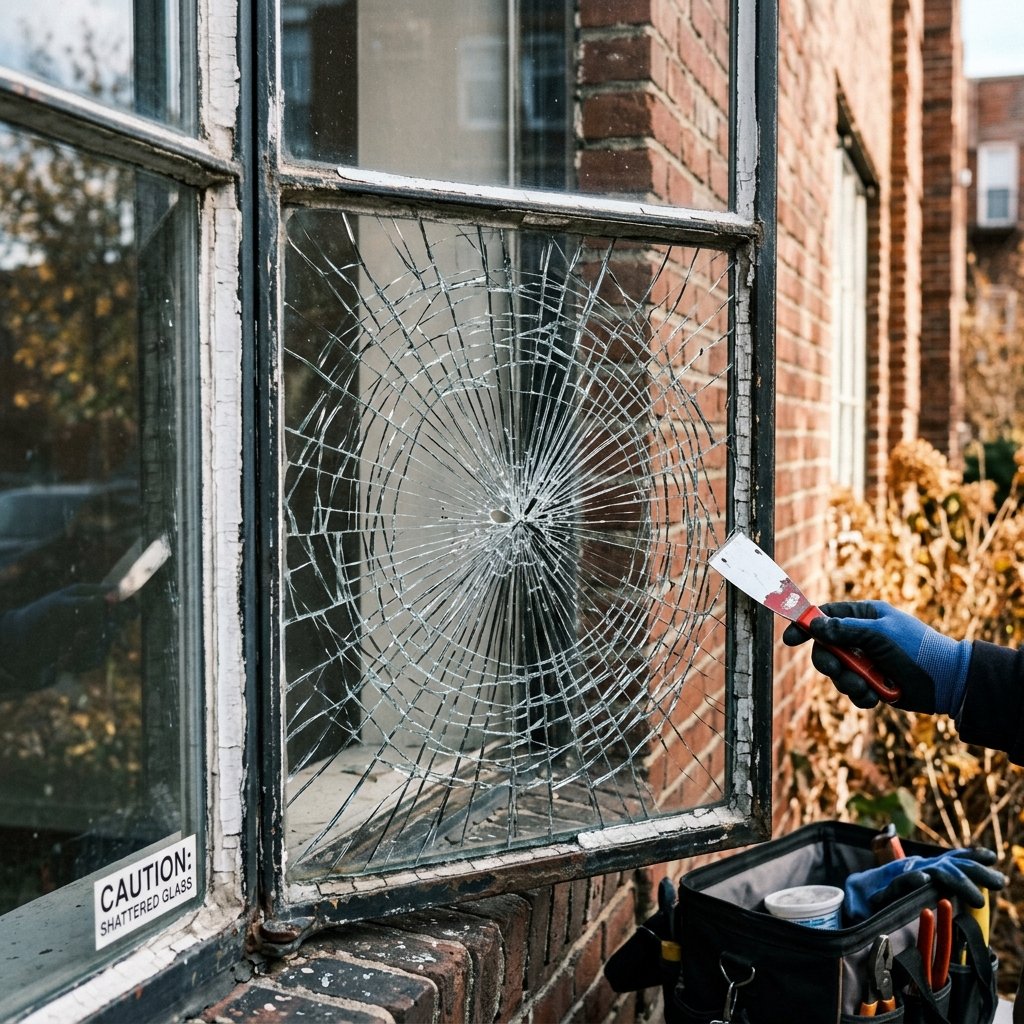 Glass repair service